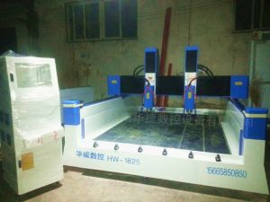 南阳内乡县HW1825双头重型石材雕刻机